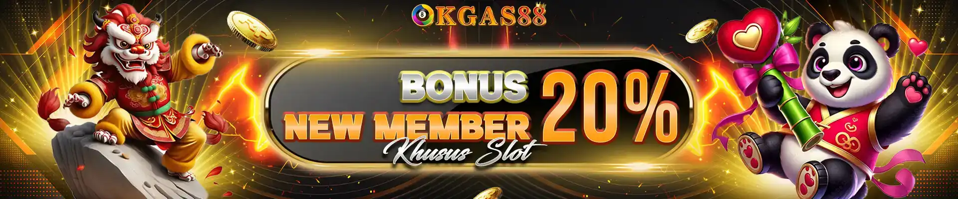Bonus New Member 20%